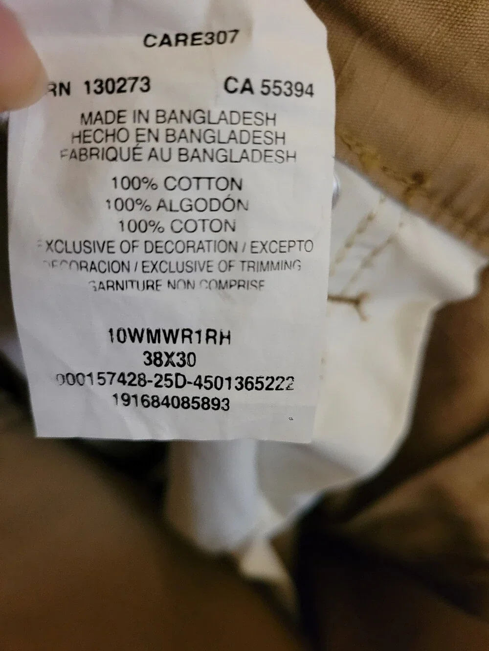 Wrangler Workwear Ranger Tan Cargo Pants